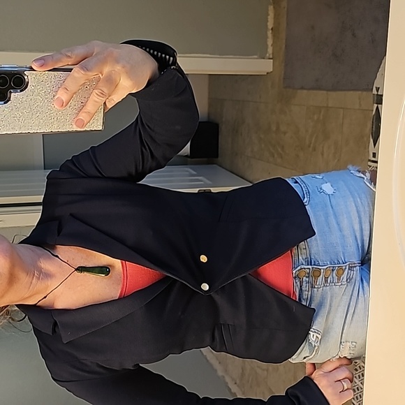 AWESOME FENN WRIGHT MANSON NAVY SOFT BLAZER - Picture 2 of 10